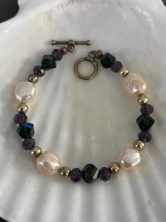 Elegant Pearl Handcrafted Bracelet