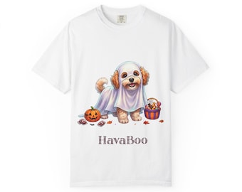 Hava-Boo Ghost Dog Halloween T-Shirt