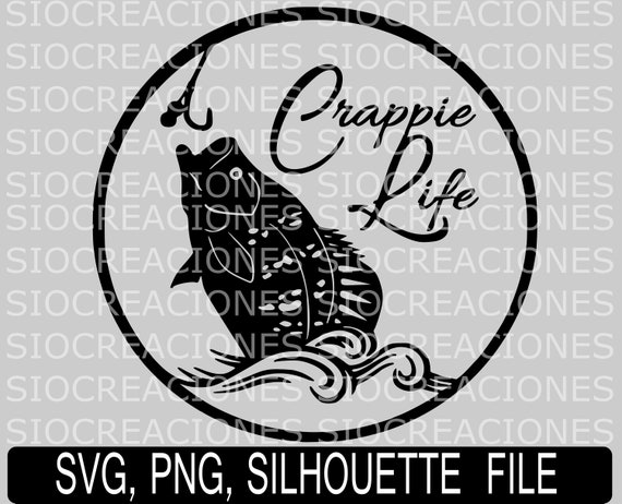 Download Crappie Fish Svg Png And Silhouette File Etsy
