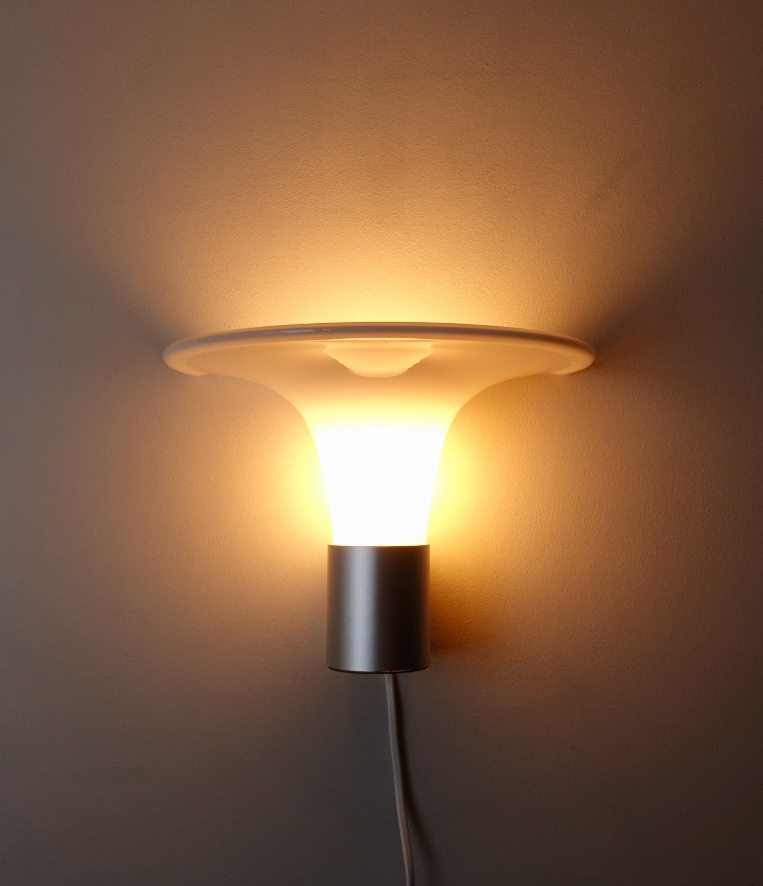 New Old Stock in Box Holmegaard Mandarin Wall Light Lamp Danish 
