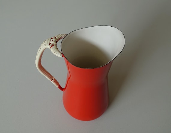 MEDIUM Vintage Jens Harald Quistgaard Dansk Designs Red Enameled