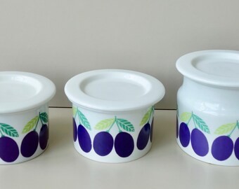 ヴィンテージ アラビア ポモナ プラム マーマレード ジャム 保存容器 2