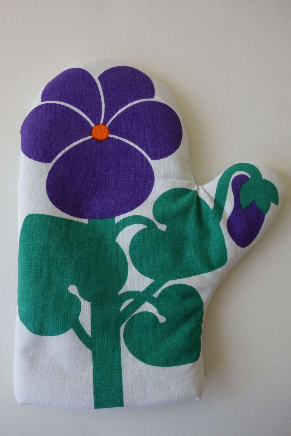 Laurids Lonborg à Côté Du Nouveau Al Lena Eklund Four de Cuisine Gant Mitt Danish Design Fleurs 1960