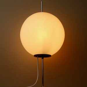 Wilhelm Braun Feldweg Doria Leuchten Avus Berlin chrome and glass space needle age tower atomic table floor lamp mid century modern German