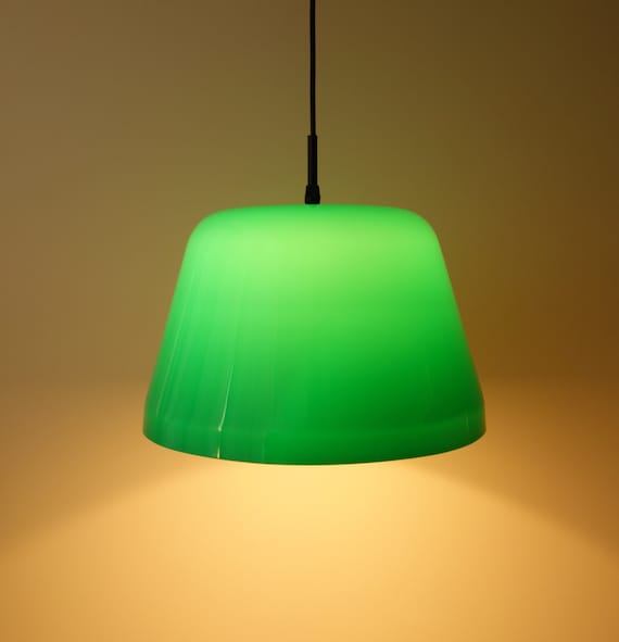 ヴィンテージ グリーン アクリル ガラス ルーサイト プレキシガラス