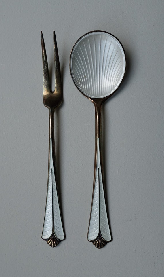 Perfect Set David Andersen Norway Sterling 925 S Dessert Perfect Set David Andersen Norway Sterling 925 S Dessert