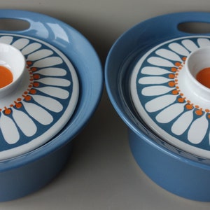 LAST ONE Model 12001 Dish pan with lid Daisy set vintage casserole Figgjo Flint design Norway Turi Gramstad Oliver mid century modern