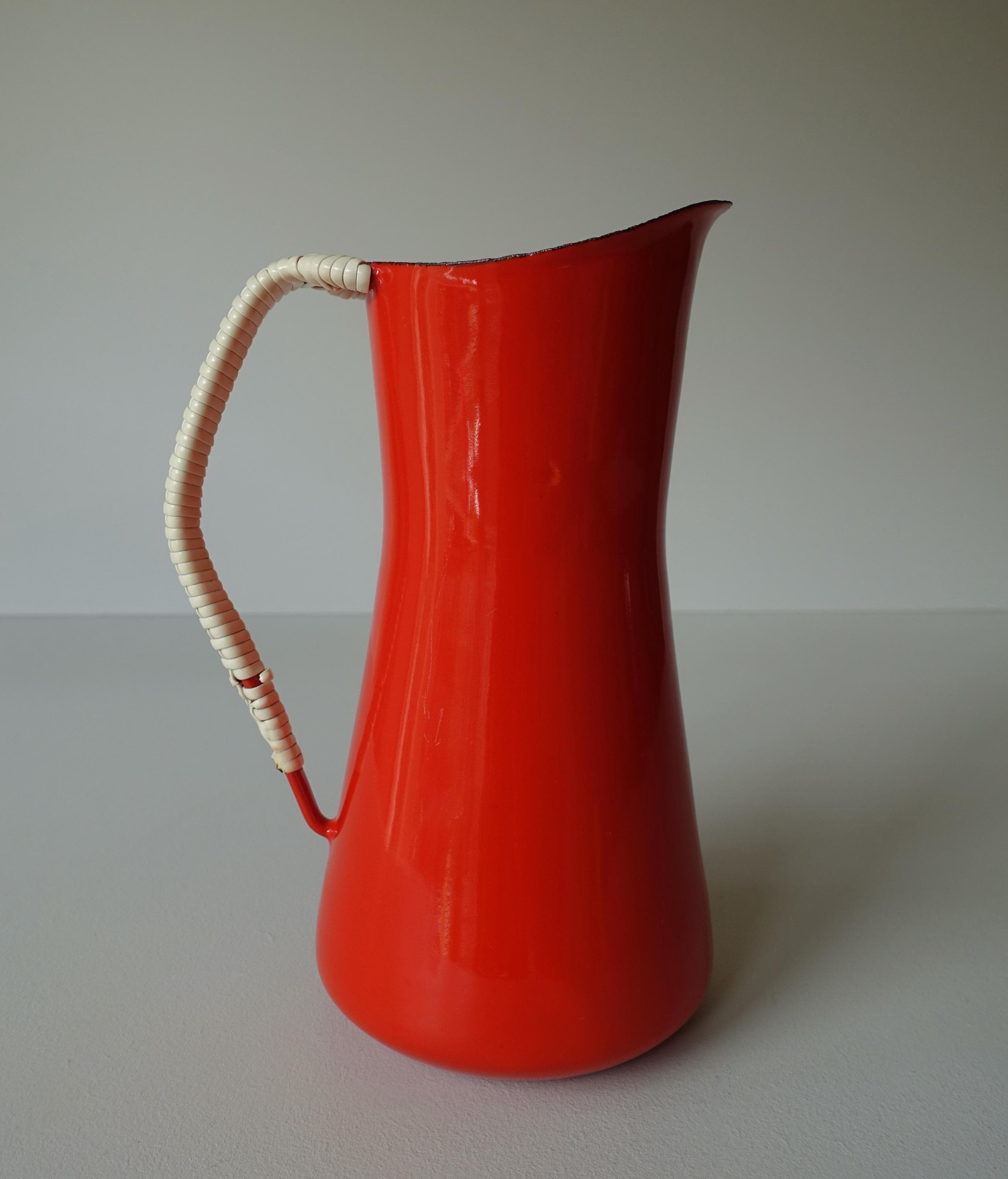 MEDIUM Vintage Jens Harald Quistgaard Dansk Designs Red Enameled