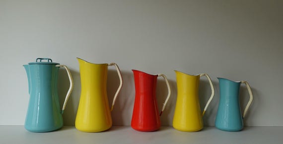 MEDIUM Vintage Jens Harald Quistgaard Dansk Designs Red Enameled