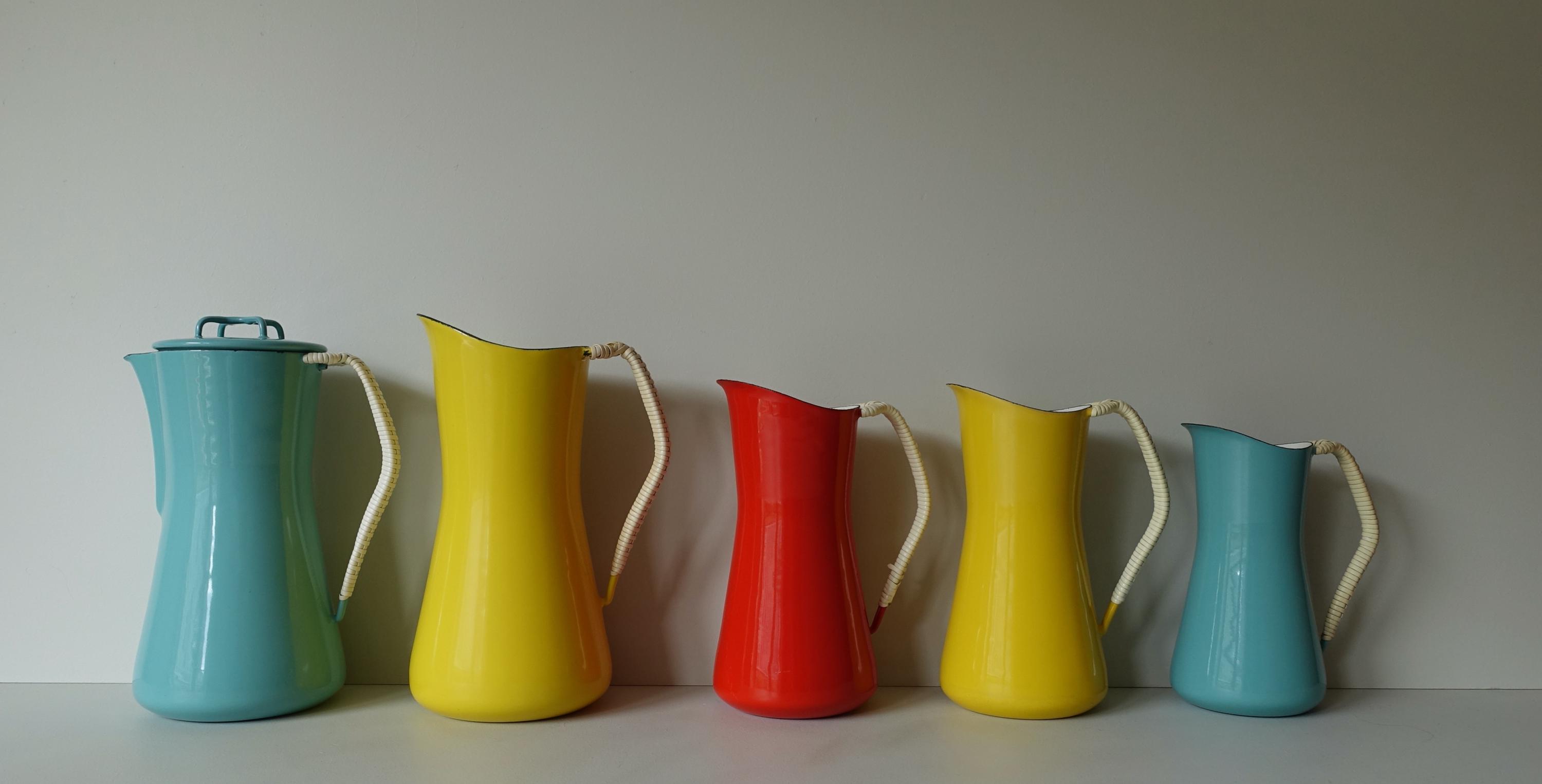 MEDIUM Vintage Jens Harald Quistgaard Dansk Designs Red Enameled