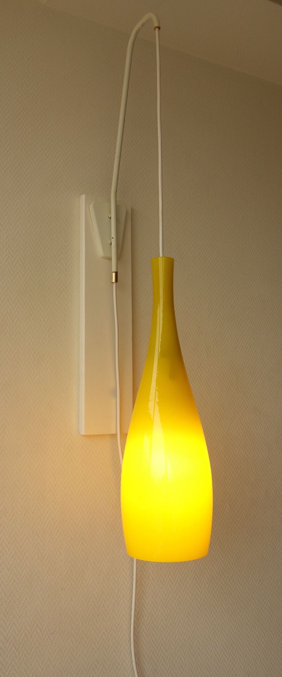 Rarity Philips Pendant Fishing Rod Wall Light With Holmegaard - Etsy Sweden
