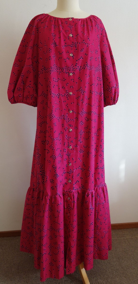 Vintage Marimekko 1963 oversized XL XXL dress cott