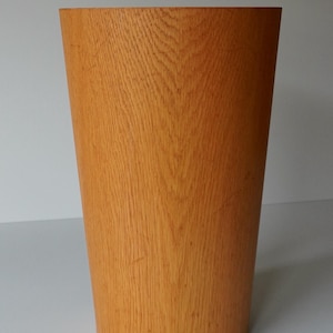 Servix schwedische Eiche Sperrholz Papierkorb Papierkorb gebogen Holz Mid Century Modern Design 1960er Jahre skandinavisch