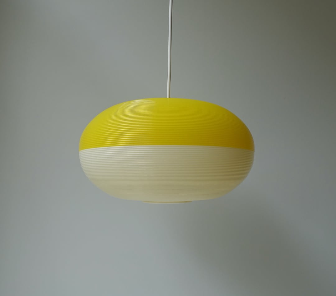 ヴィンテージ スパゲティランプ 楕円形 カラフルファイバー 1950〜70