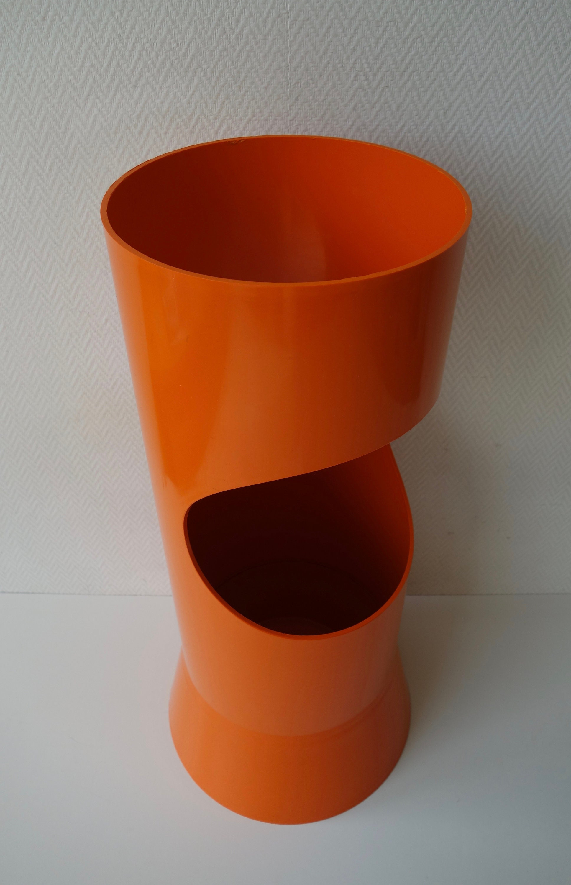 Rare Sergio Asti orange Kartell umbrella stand 1960s sixties Etsy