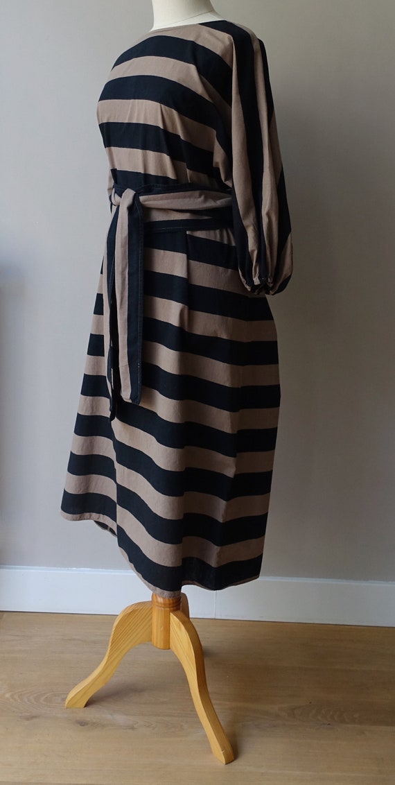 Vintage Vuokko Nurmesniemi striped oversized loos… - image 4