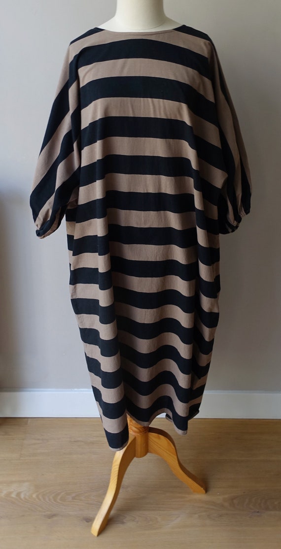 Vintage Vuokko Nurmesniemi striped oversized loos… - image 10