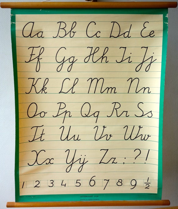 Calligraphy Abc Chart