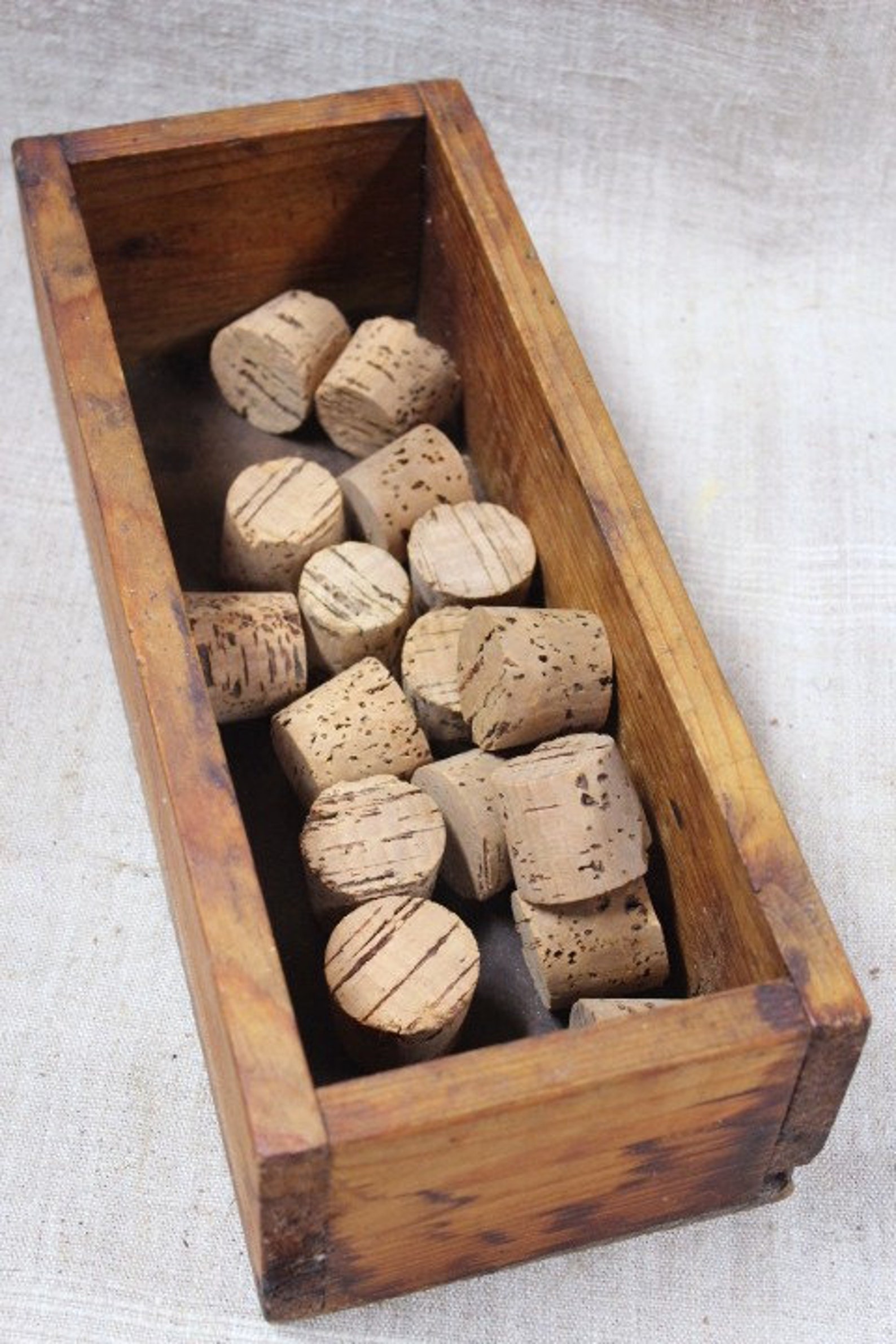 A box of large corks Etsy