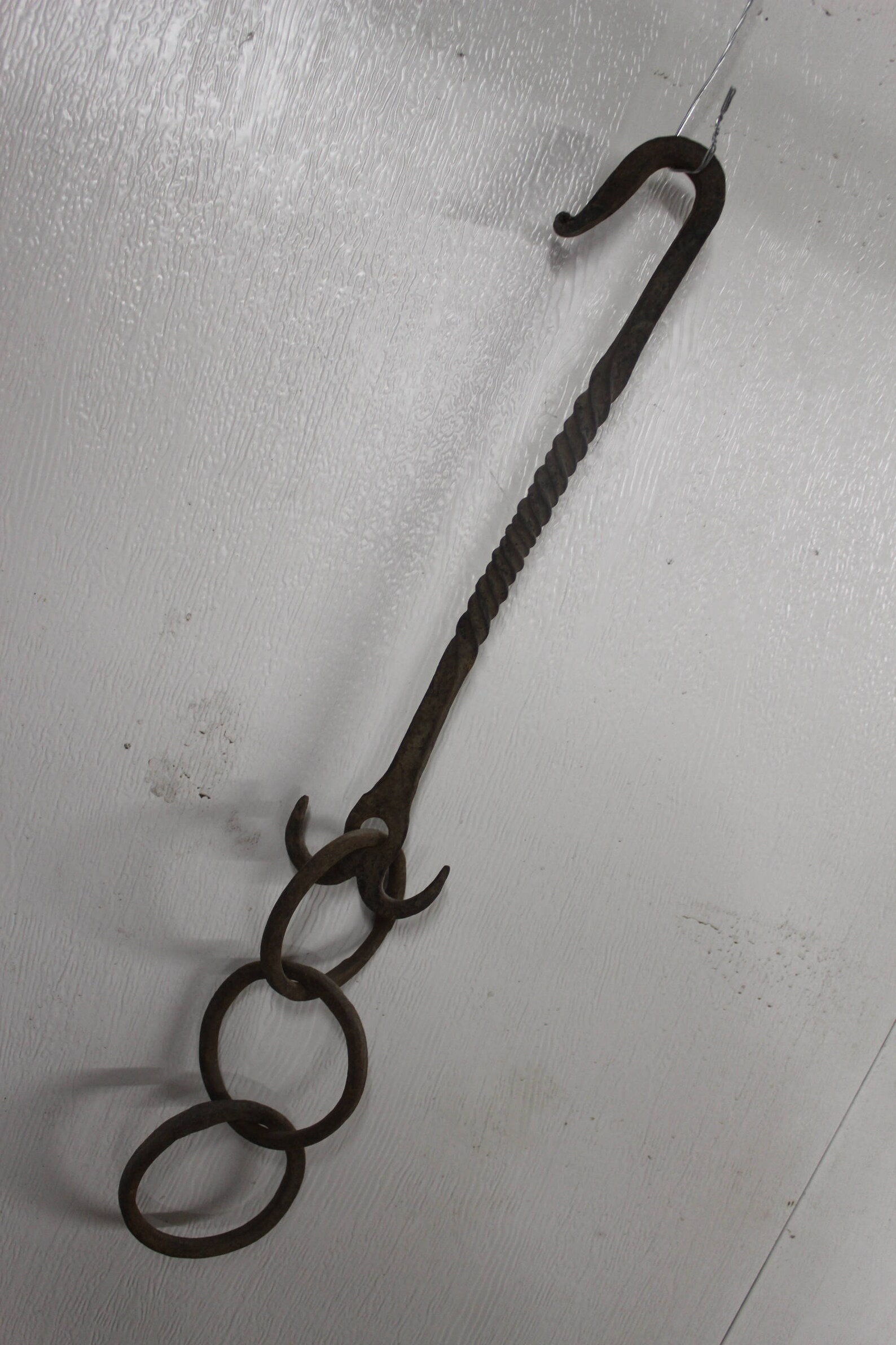 Chimenea percha de olla cadena con ganchos francés vintage | Etsy