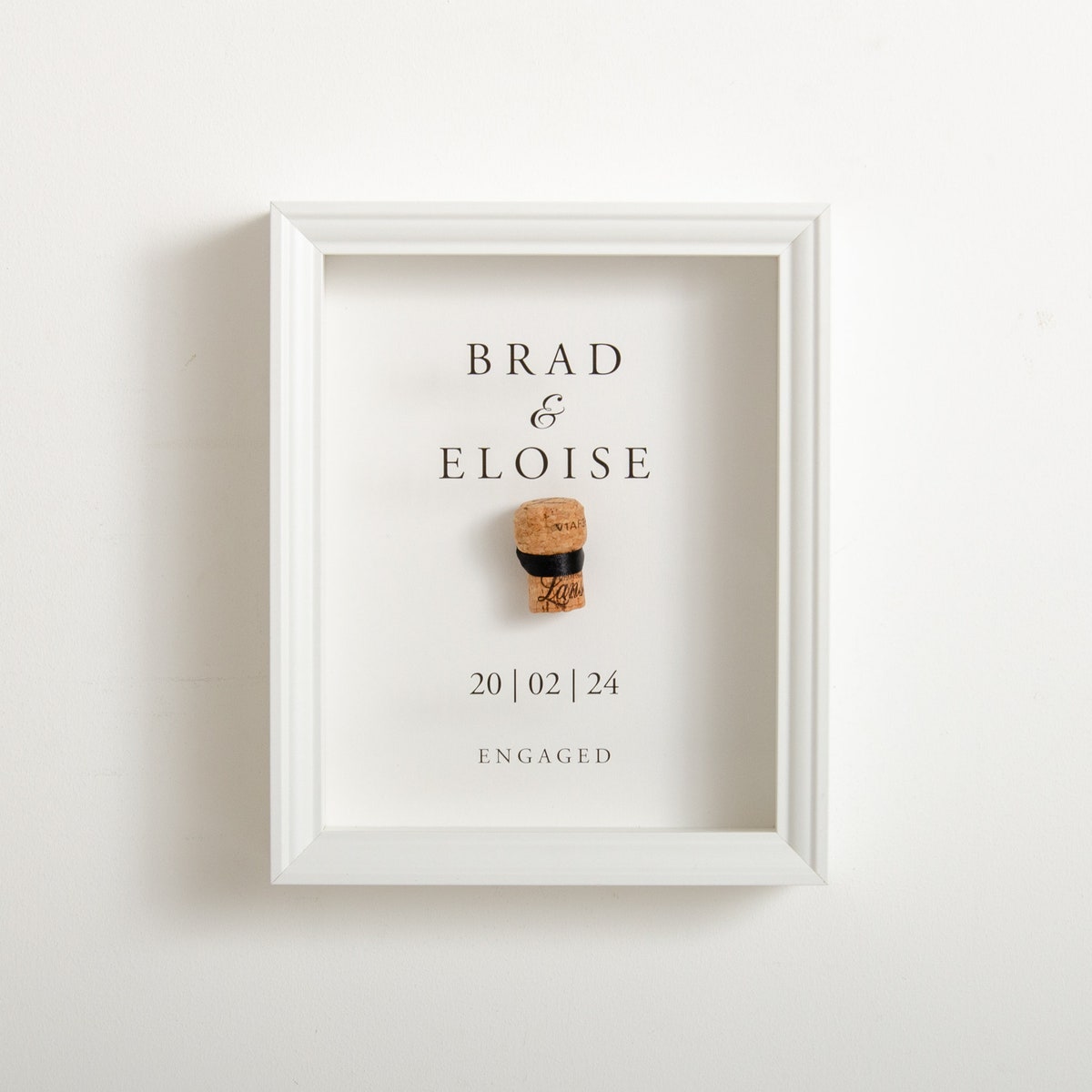 First Toast Cork Saver Memory Box Frame - Etsy