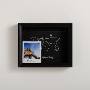 Adventure Memory Box Personalised My Adventures Travel Gift Idea Memory Ticket Frame Collection Memories Adventure Gift Christmas Gift Idea