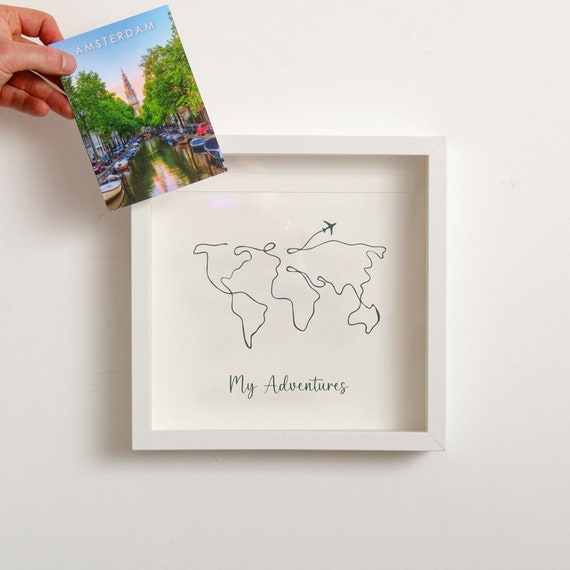 Adventures Memory Box Personalised Adventure Memory Ticket Picture Frame