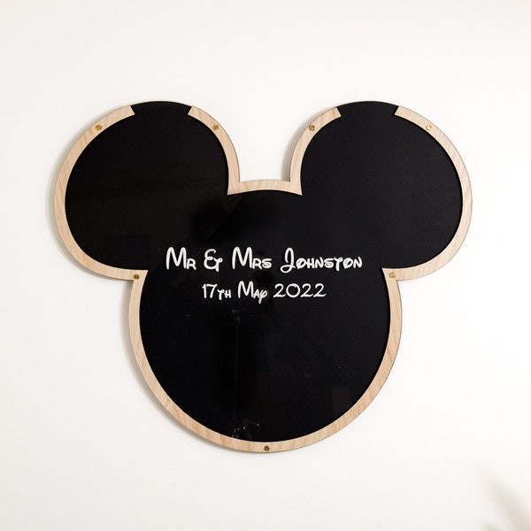 Mickey Guest Book - Etsy