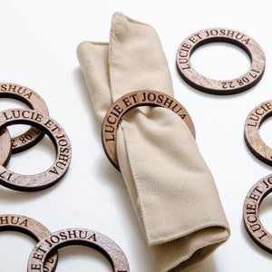 Personalised Napkin Rings image 5