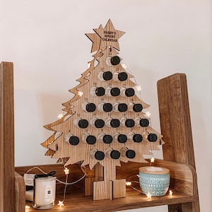 Advent Calendar for Miniatures | Christmas Advent Calendar For Adults | Advent Calendar Gift Alcohol Bottles Gin Whisky Countdown
