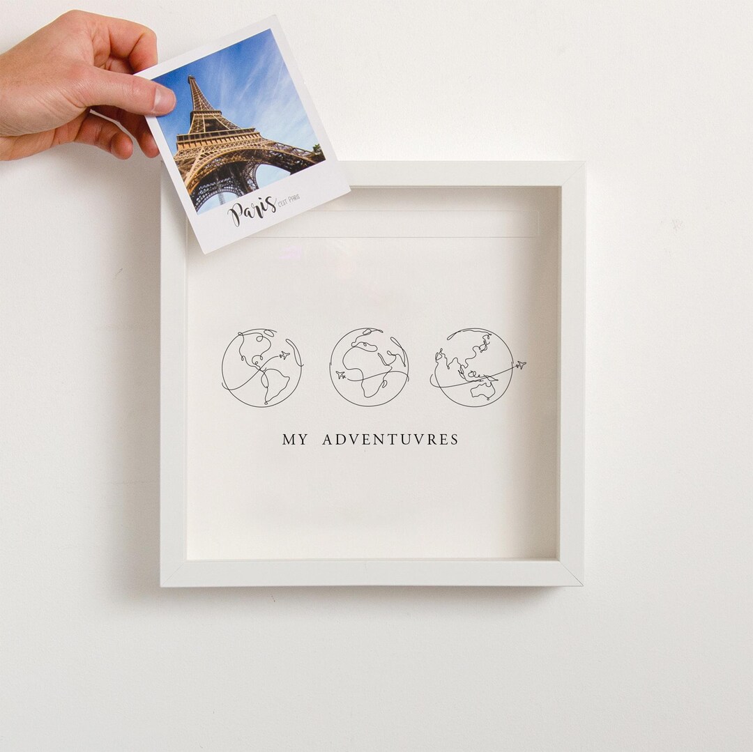 Personalised Adventures Memory Box | Globe & World Map | My Travel ...