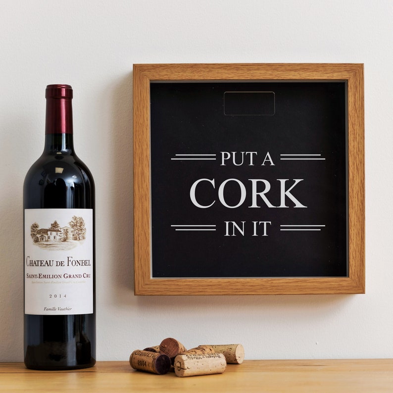 Put A Cork In It Memory Box Wine Champagne Prosecco Corks Memories Gift