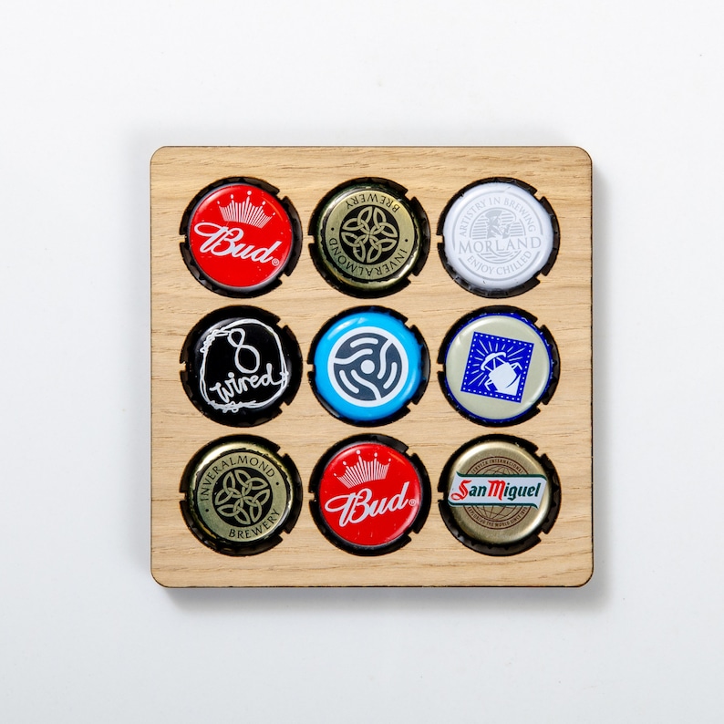 Beer Cap Coaster Beer Bottle Cap Coaster Gift Craft Beers Etsy