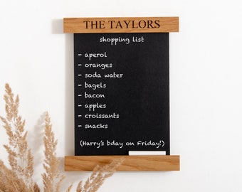 Chalk Board Week Days Meal Menu Planner Events Notes Kitchen Organiser  Plaque