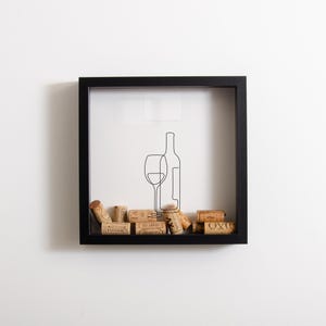 Wijn kurk houder wijnfles frame dranken fles glas overzicht prosecco champagne kurk verzamelaar geheugen vak frame muur decor verjaardagscadeau