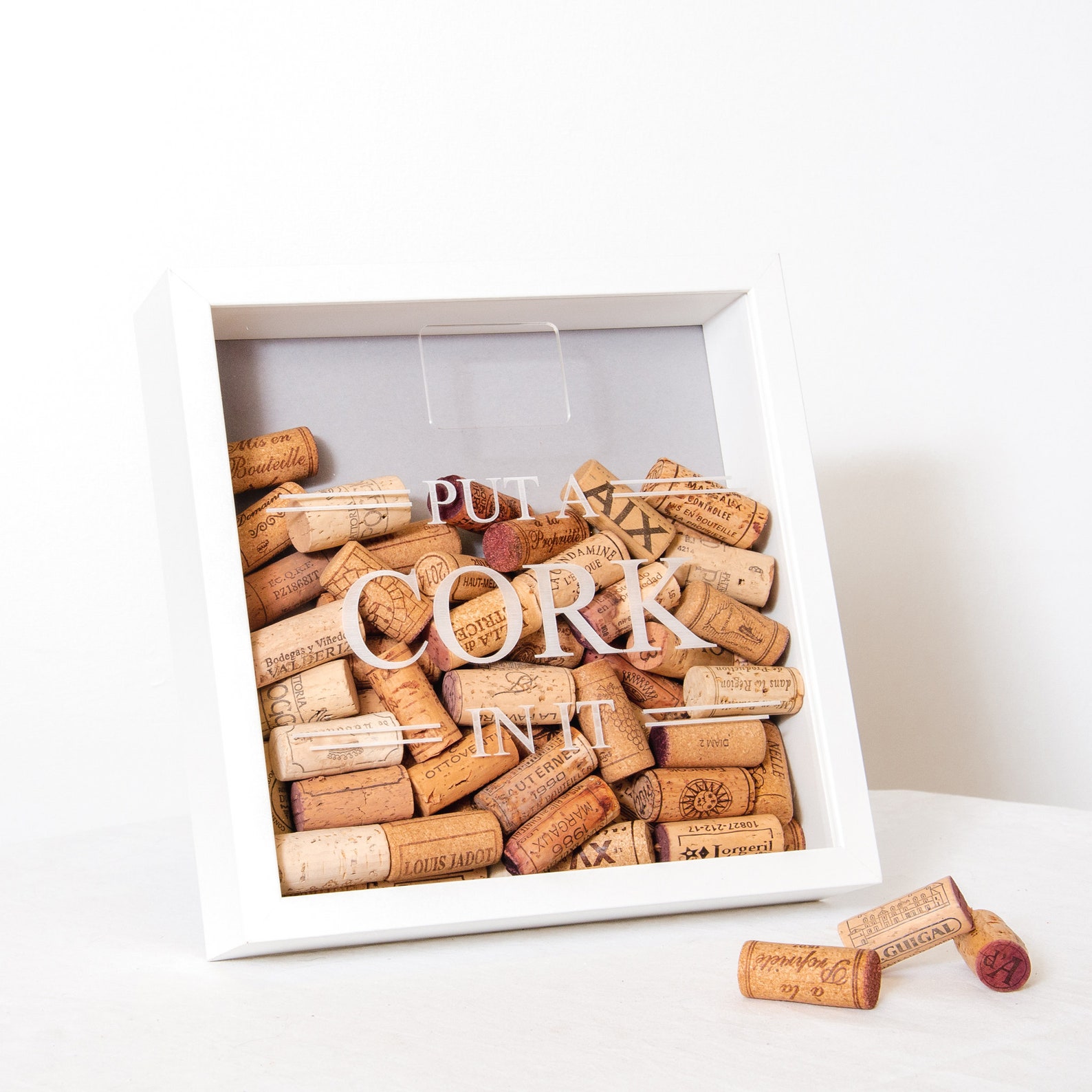 Put A Cork in It Memory Box Frame Wine Prosecco Champagne Cork Etsy UK
