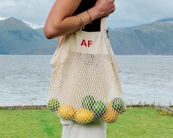 Personalisierte bestickte Netztasche