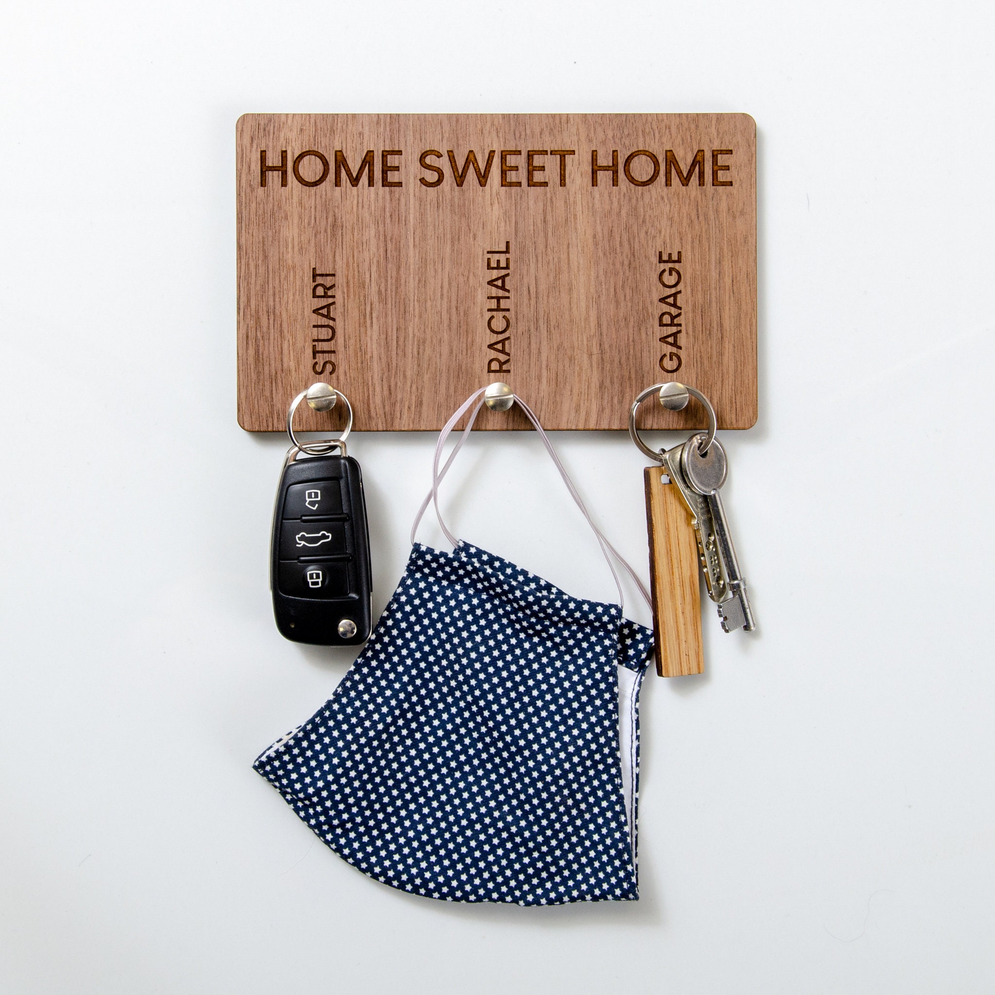 Personalised Key Ring Holder House Keyring Hanger Keyring Hook Etsy