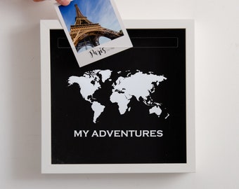 Adventures Memory Box Personalised My Adventures Memory Ticket Picture Frame Collection Travels Memories Gifts For Him For Her Holidays