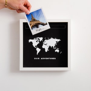 Adventures Memory Box Personalisierte My Adventures Memory Ticket Bilderrahmen Sammlung Reisen Erinnerungen Geschenke für ihn für sie Urlaub