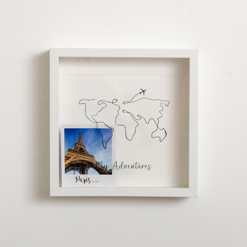 Adventures Memory Box Personalised My Adventures Memory Ticket Picture Frame Collection Travels Memories Gifts For Him For Her Holidays