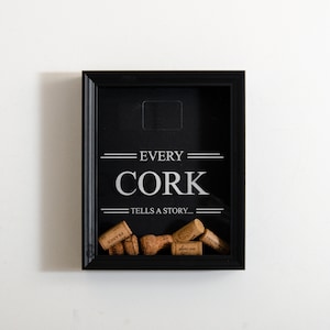 Every Cork Tells A Story Cork Holder Frame Wine Cork Frame Holder Champagne Prosecco Cork Collector Memory Box Personalised Frame Gifts