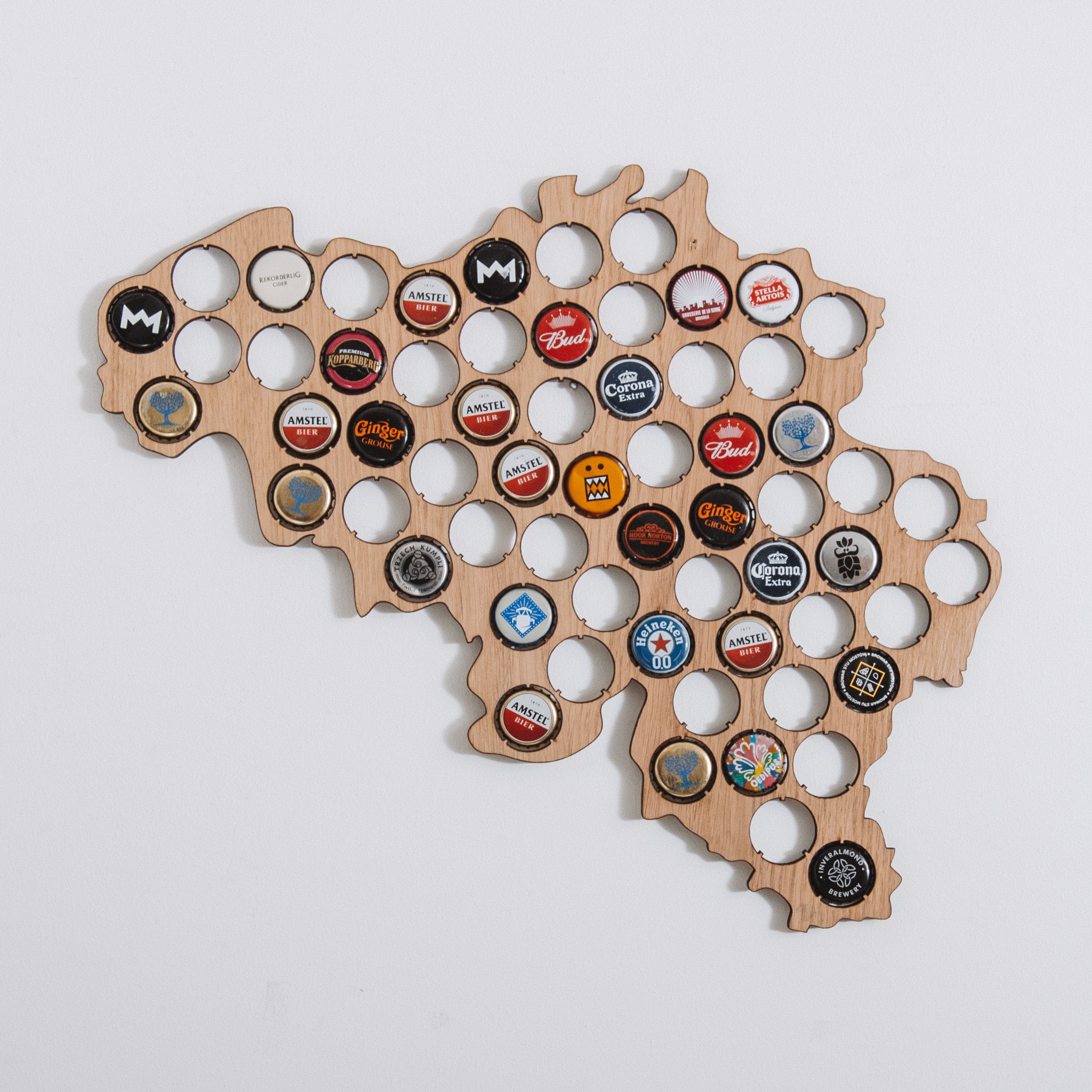 Home Décor Home & Living Beer Cap Holder Beer Cap Map Malaysia Beer Cap