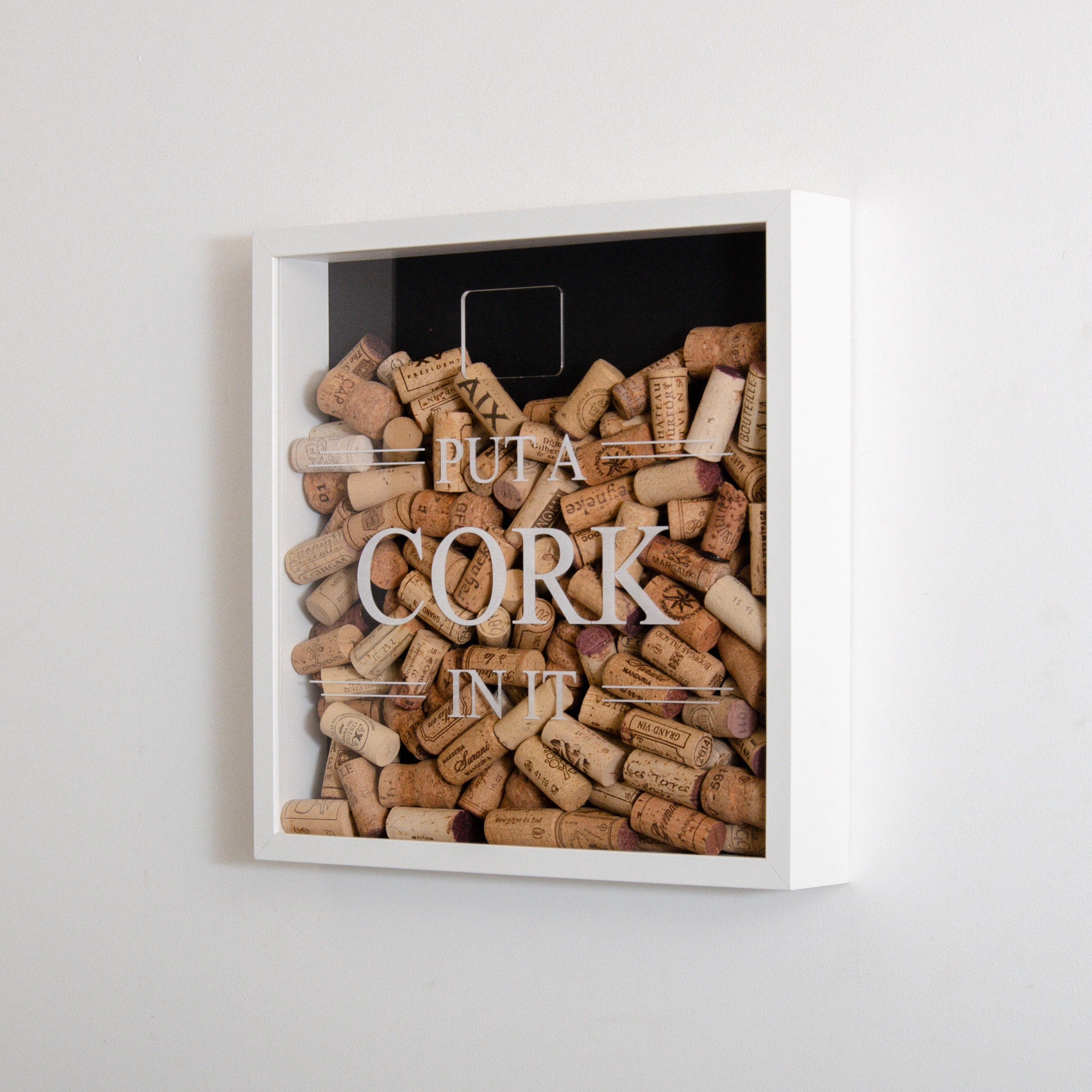 Large Champagne Cork Collector Frame Square Wine Cork Holder Gin Beer Bottle Caps Memory Box Wall Decor Gift Present Birthday Home Etsy Australia