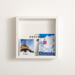 Travel Memories Adventure Frame  Memory Box Personalised Travel Gift Idea Memory Box Travel Gift Box Couple Travel Gift Christmas Gift Idea