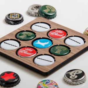 Beer Cap Coaster Beer Bottle Cap Coaster Gift Craft Beers Gifts For Him Gifts For Beer Lovers Dad Gift Drinks Gift Father&#39;s Day Gift Idea