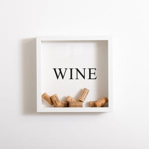 Wine Cork Frame Holder Wine Cork Collector Cork Holder Memory Box Personalised Frame Gifts Christmas Wine Gift Ideas Frame WINE