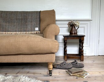 Harris Tweed Eriskay Herringbone Lap Blanket 75cm/30&quot; x 100cm/40&quot;