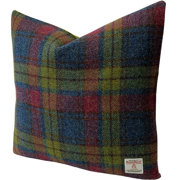 Harris Tweed Callanish Tartan 18" Cushion with Duck Feather Filled Insert*