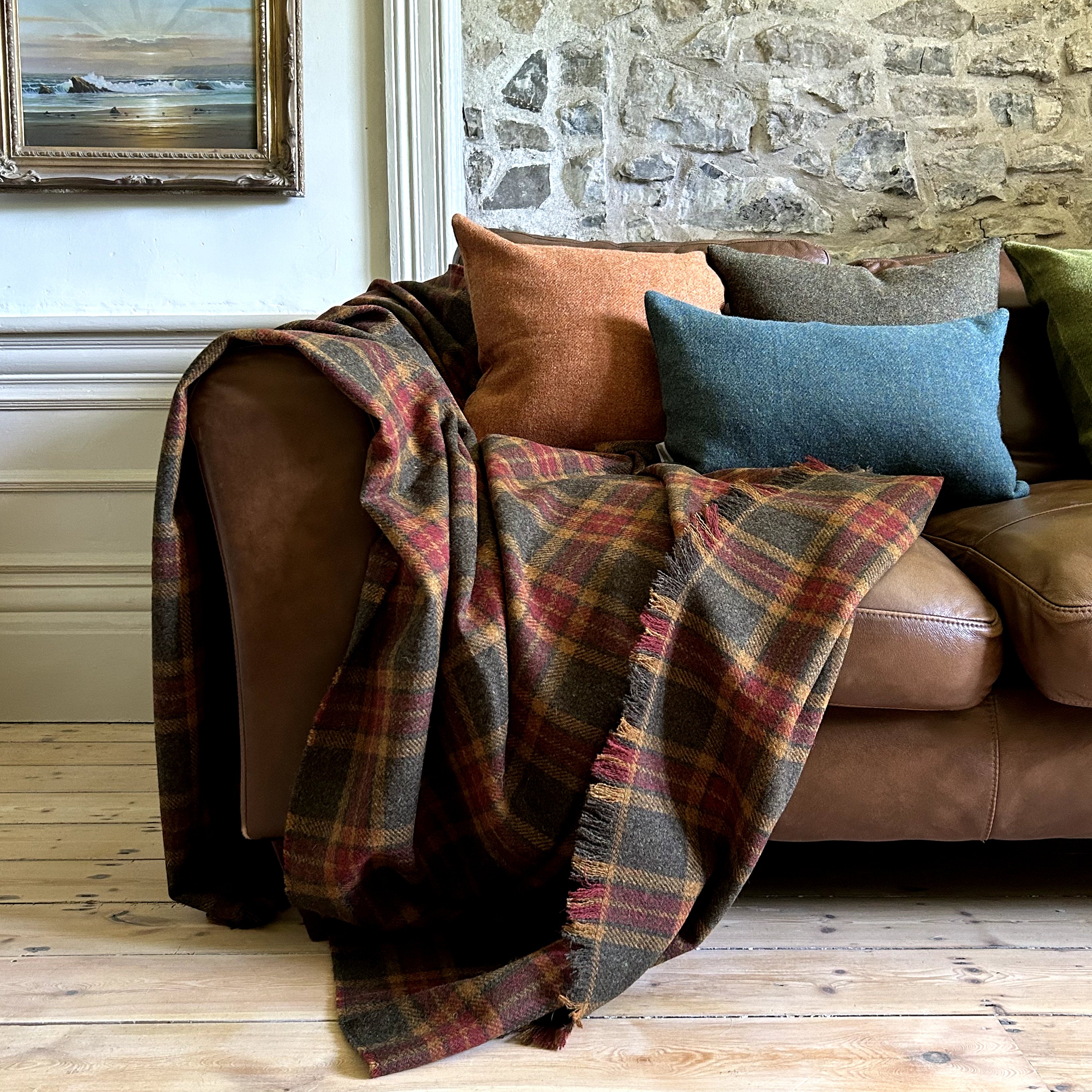 Harris Tweed Moss, Gingerbread & Wine Tartan Luxury Large Pure Wool Throw Blanket 150x200cm/59x79 - Etsy Harris Tweed Moss, Gingerbread & Wine Tartan Luxury Large Pure Wool Throw Blanket 150x200cm/59x79 - Etsy